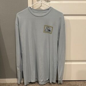 Quiksilver Men's Sky Blue Long Sleeve Tee